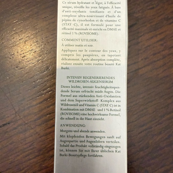 Volition Sémillon Overnight Retinol Serum /Kat Burki Intense Recovery Eye Serum - Picture 3 of 7